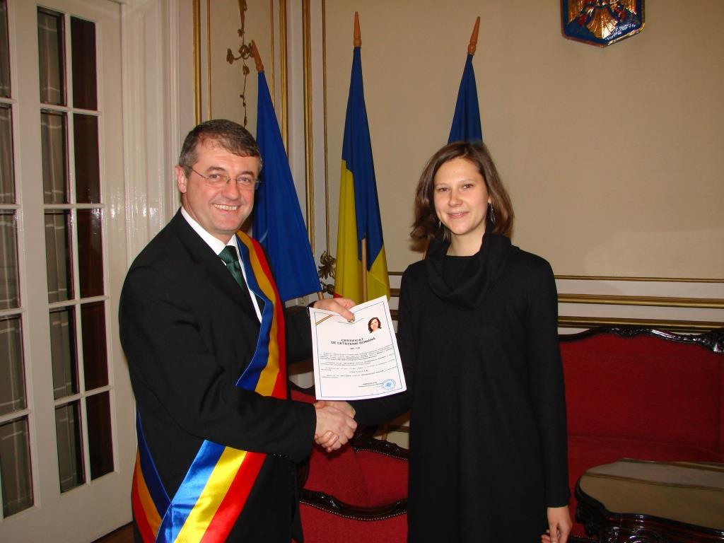 Присяга в Румынском консульстве 